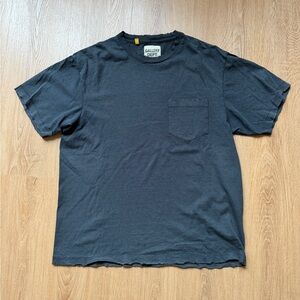 Gallery Dept Vintage Distressed Pocket Tshirt Gray Black Size Medium